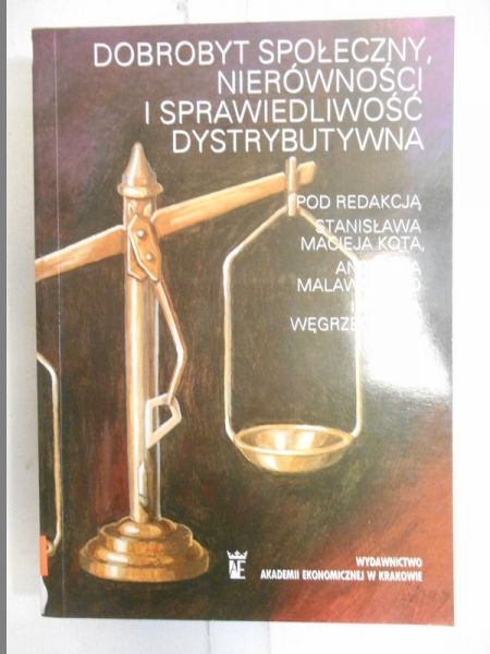 Dobrobyt społeczny nierówności i sprawiedliwość dystyrybutywna