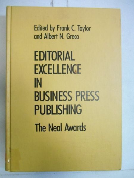 Editorial Excellence in Business Press Publishing