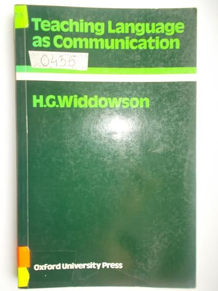 Teaching Lamguage as Communication