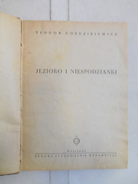 Goździkiewicz  - Jezioro i niespodzianki