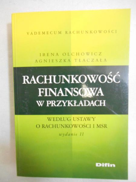 Rachunkowość finansowa w przykładach