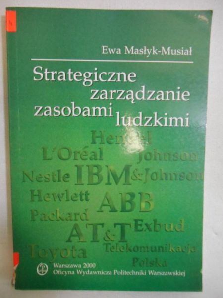Strategiczne zarządzanie zasobami ludzkimi