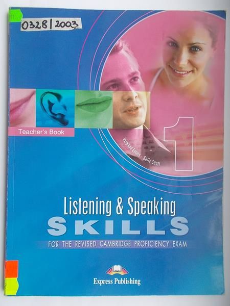 Listening & Speaking Skills for the revised cambridge proficiency exam 1