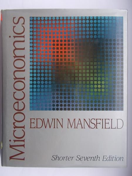 Microeconomics Theory/Applications