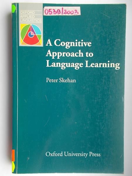 A Cognitive Approach to Language Learning