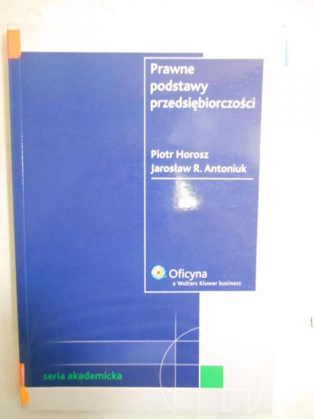 Prawne podstawy przedsiębiorczości