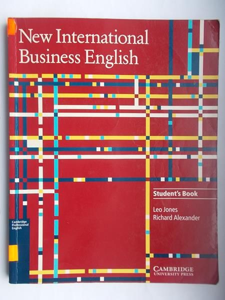 Jones Leo - New International Business English. Student's Book