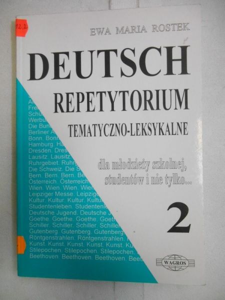 Deutsch. Repetytorium tematyczno-leksykalne 2