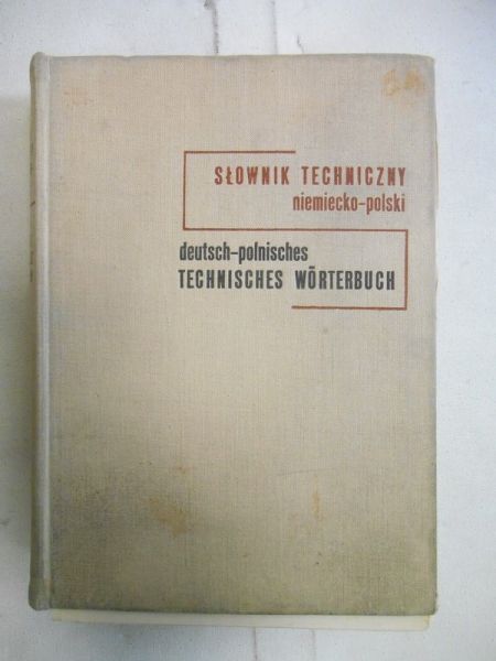 Słownik techniczny niemiecko-polski