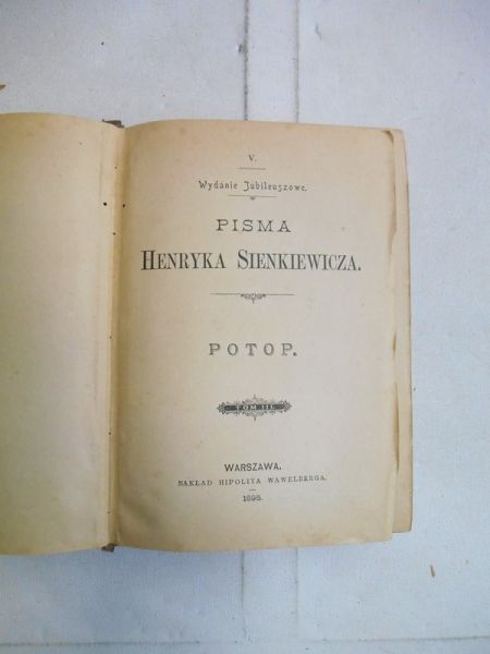 Potop, Tom III, 1896 r.