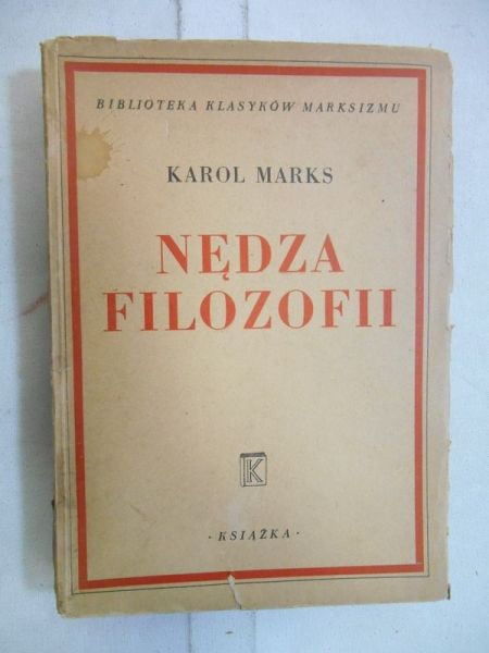 Nędza filozofii, 1948 r.