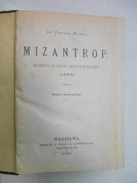 Mizantrop, 1882 r.