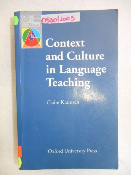 Context and Culture in Language Teaching
