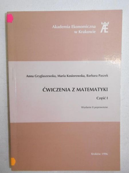 Ćwiczenia z matematyki