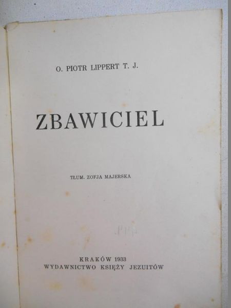 Zbawiciel, 1933 r.