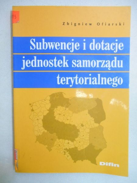 Subwencje i dotacje jednostek samorządu terytorialnego