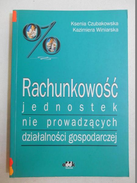 Rachunkowość jednostek nie prowadzących działalności gospodarczej