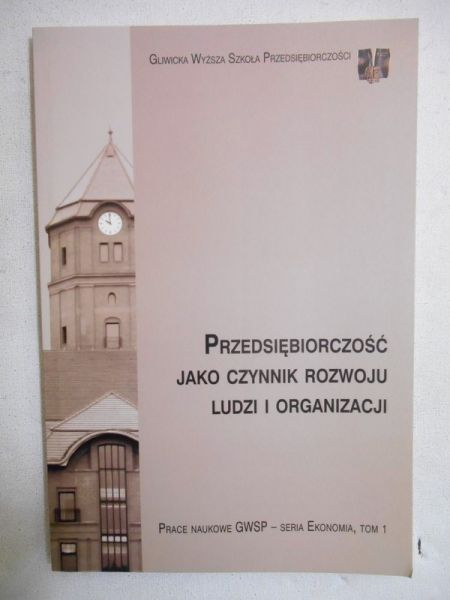 Przedsiębiorczość jako czynnk rozwoju ludzi i organizacji
