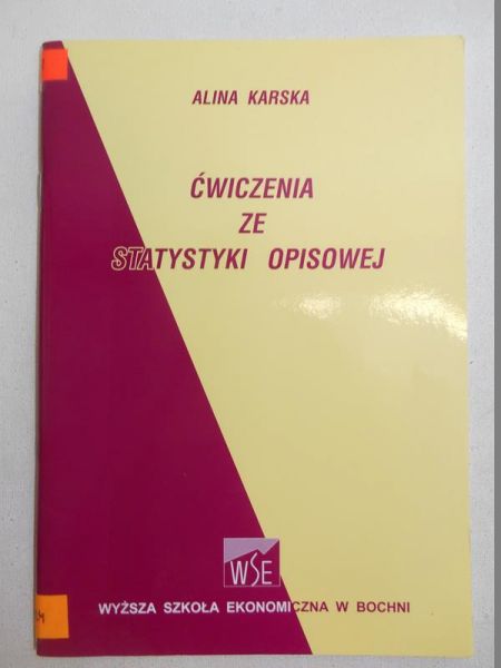 Karska Alina - Ćwiczenia ze statystyki opisowej