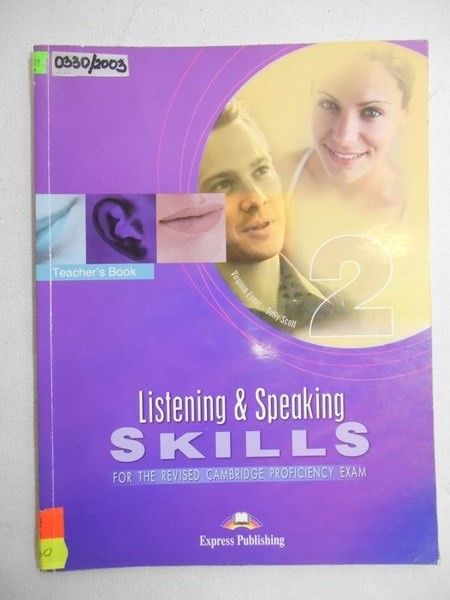 Listening & Speaking Skills for the revised Cambridge Proficiency Exam 2. Teacher's Book