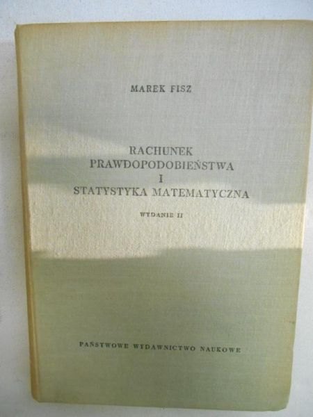 Fisz Marek - Rachunek prawdopodobieństwa i statystyka matematyczna