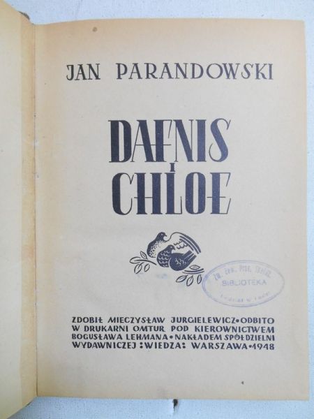 Dafnis i Chloe 1948 r.