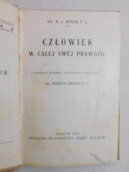 Człowiek w całej swej prawdzie 1929 r.