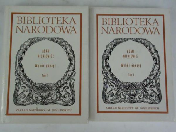 Mickiewicz Adam - Wybór poezji  BN, T.- I-II