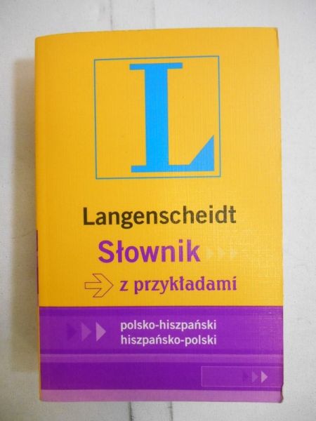 Słownik plus polsko - hiszpański, hiszpańsko - polski +przykłady