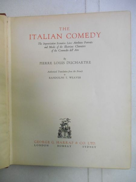 The Italian Comedy, 1929 r.