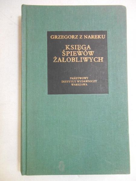 Gregor   - Księga Śpiewów Żałobliwych