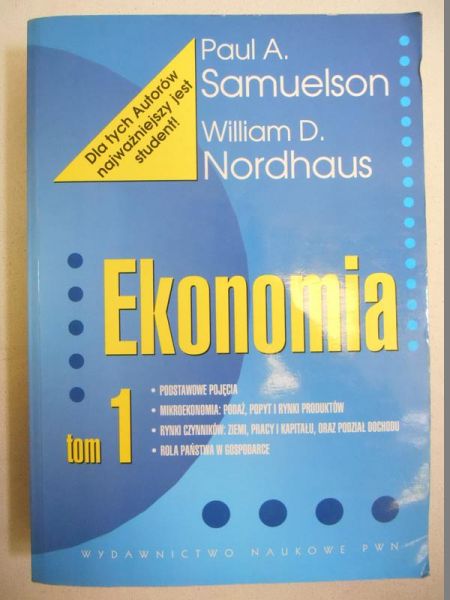 Samuelson Paul A. - Ekonomia, tom I