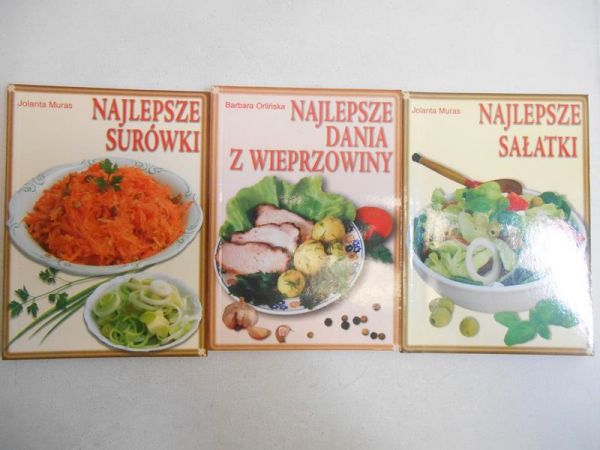 Muras J.,   - Najlepsze surówki/ Najlepsze sałatki/Najlepsze dania z wieprzowiny
