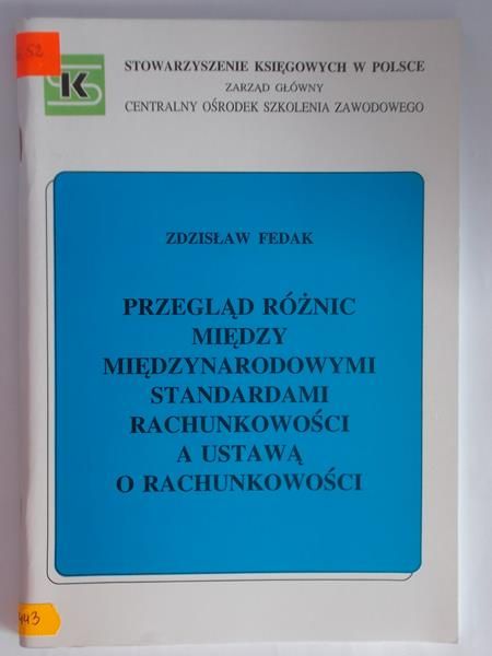 Przegląd różnic między międzynarodowymi standardami rachunkowości a ustawą o rachunkowości