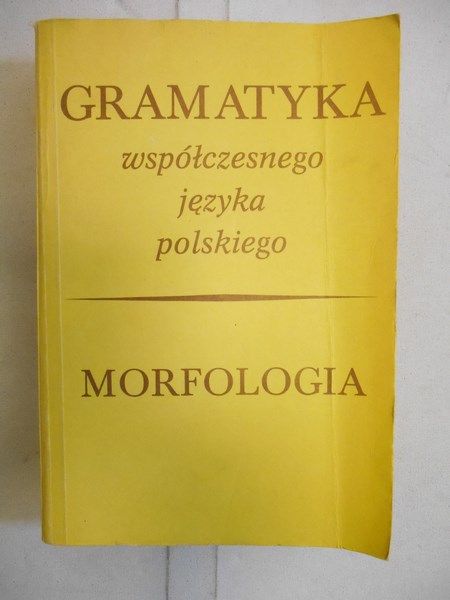 Gramatyka współczesnego języka polskiego. Morfologia
