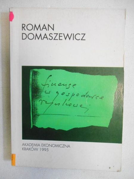Finanse w gospodarce rynkowej