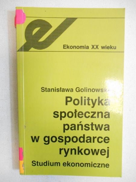 Polityka społeczna państwa w gospodarce rynkowej