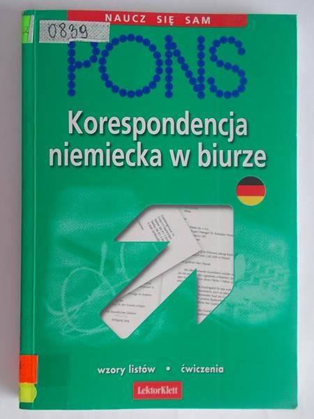PONS. Korespondencja niemiecka w biurze