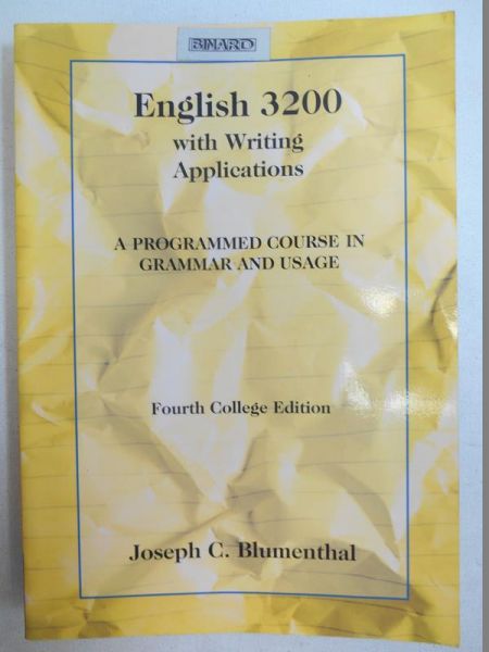 English 3200 with Writing Applications