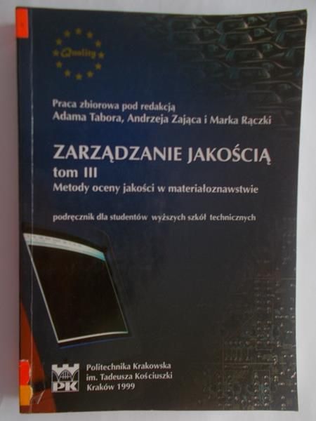(red.) - Zarządzanie jakością, Tom III