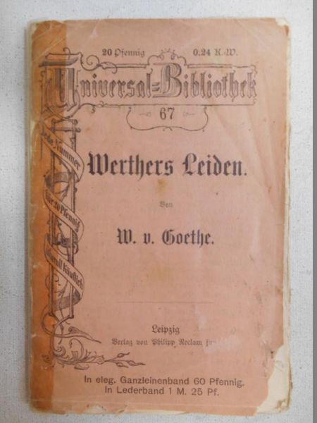 Goethe Johann Wolfgang von - Die Leiden des jungen Werther