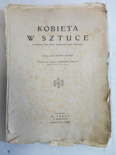 Kobieta w sztuce, ok. 1925 r.