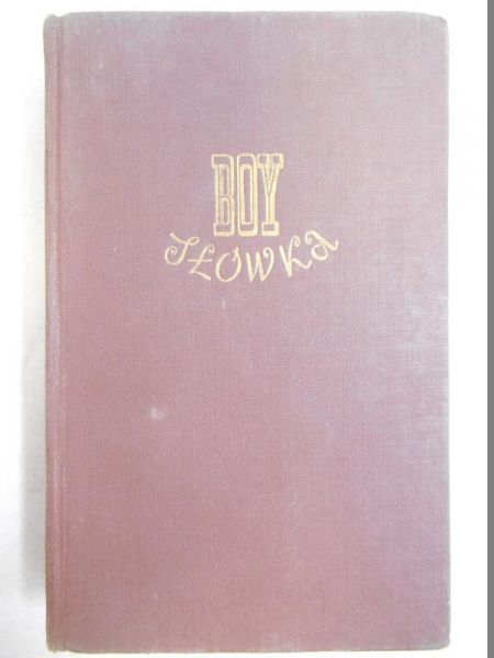 Boy - Żeleński Tadeusz - Słówka