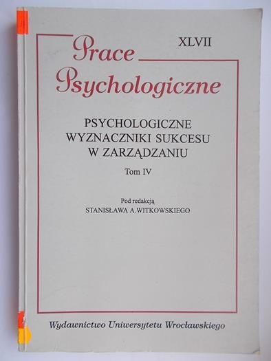 Prace Psychologiczne