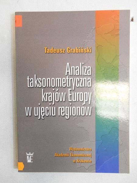 Analiza taksymetryczna krajów Europy w ujęciu regionów