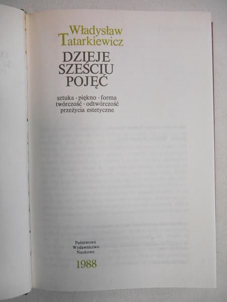 Dzieje sześciu pojęć