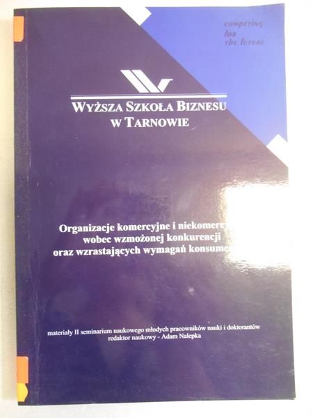 Organizacje komercyjne i niekomercyjne
