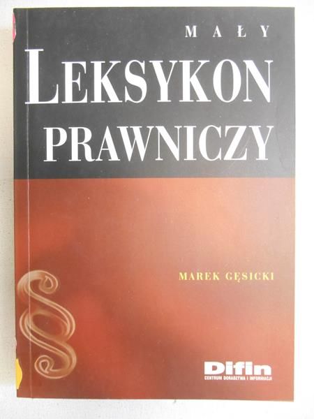 Mały leksykon prawniczy