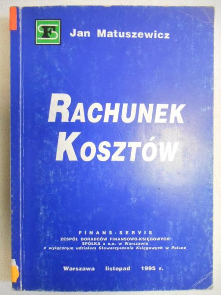 Rachunek kosztów