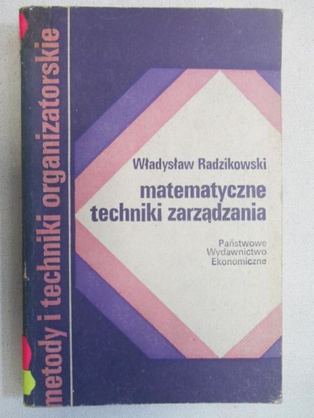 Matematyczne techniki zarządzania
